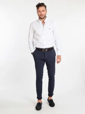 Fb Chemise classique à manches longues pour hommes
