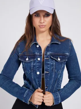 Giacca Guess donna jeans vestibilità regular W1RN01D4663