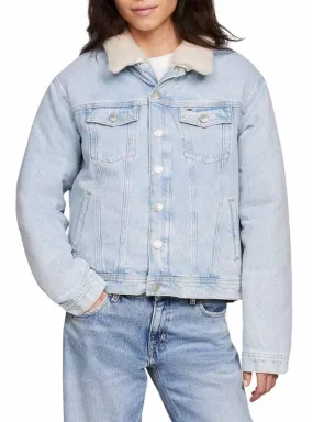 Giacca Tommy Jeans Mom Classics in denim per donna