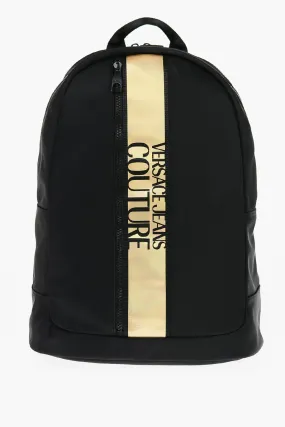 JEANS COUTURE Zaino in Nylon con Dettaglio Logato a Contrasto