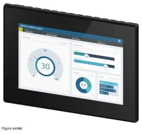 Pannello HMI Siemens, Comfort unificato MTP1000, 10,1", serie SIMATIC, display TFT