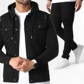 Set giacca e jeans 1460-1872 nero