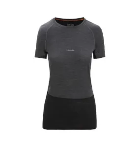 T-shirt Icebreaker 125 ZoneKnit Crewe (Jet Heather/Nero) Donna